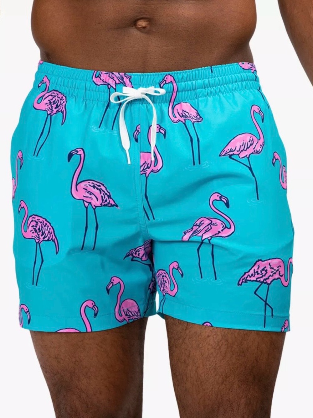 Chubbies Men’s “Beach Retreat” Swim Trunks Bottoms Bathing Suit Size Medium 5.5”